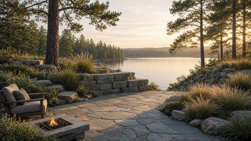 Northern Ontario cottage lot beside the water